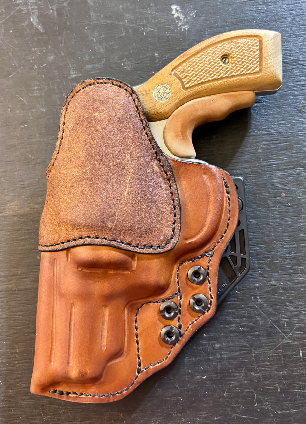 Trayce- Leather Snub Holster