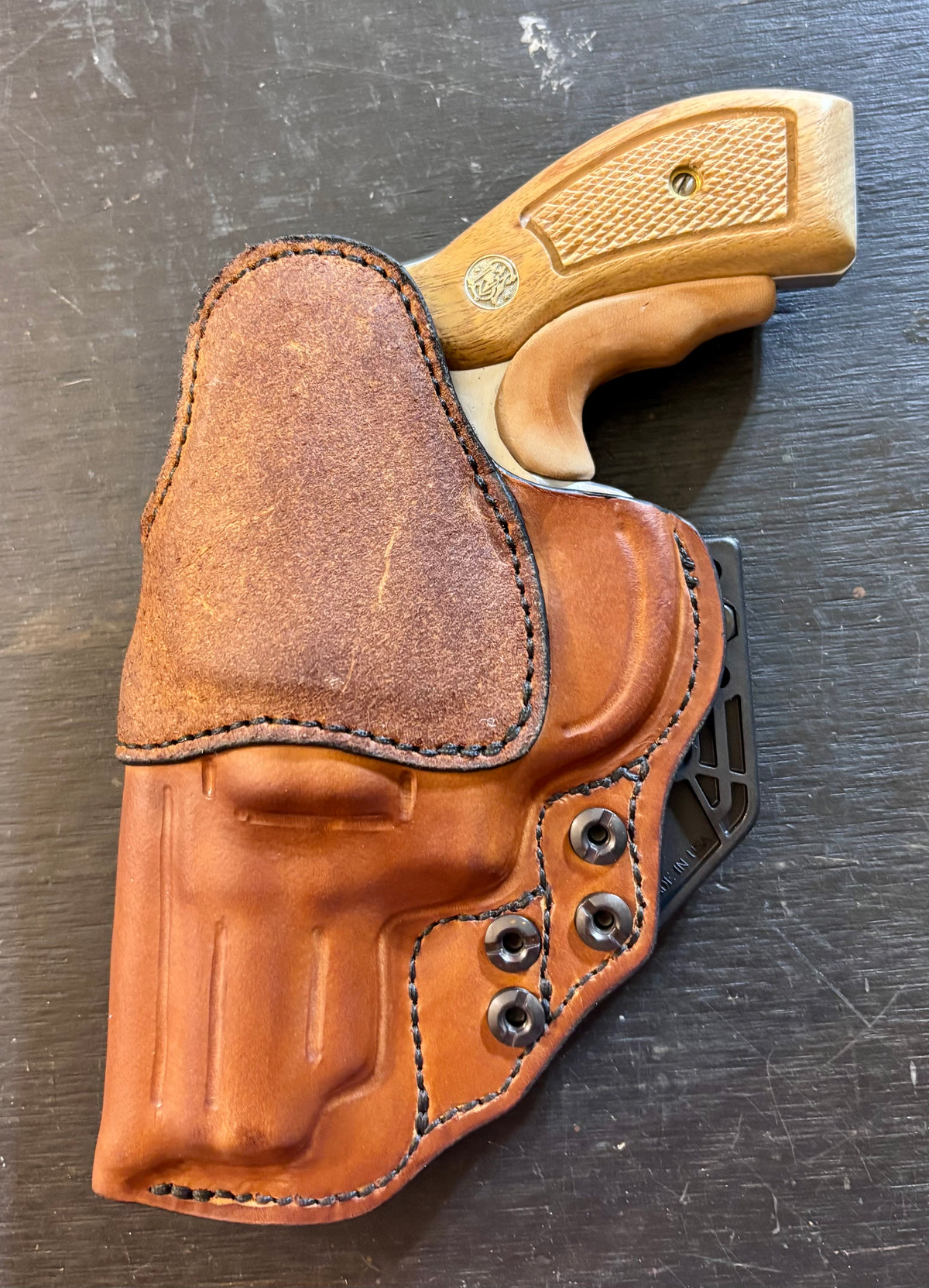 Trayce- Leather Snub Holster