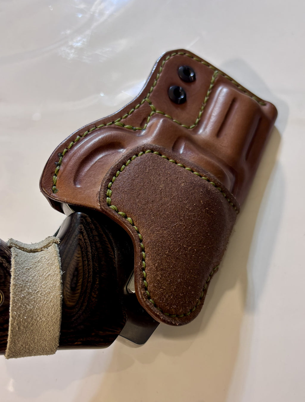 Trayce- Leather Snub Holster